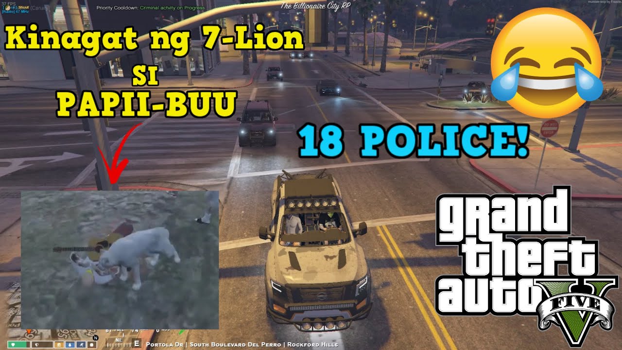 THE GREATEST CARCHASE 18 POPO (LT SI PAPIIBUU) | THE BILLIONAIRE GANG