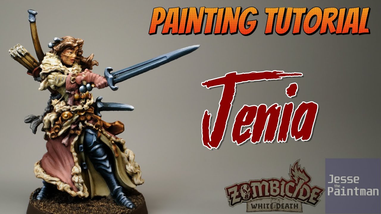 Painting Jenia | Zombicide White Death Miniature Painting Tutorial E01