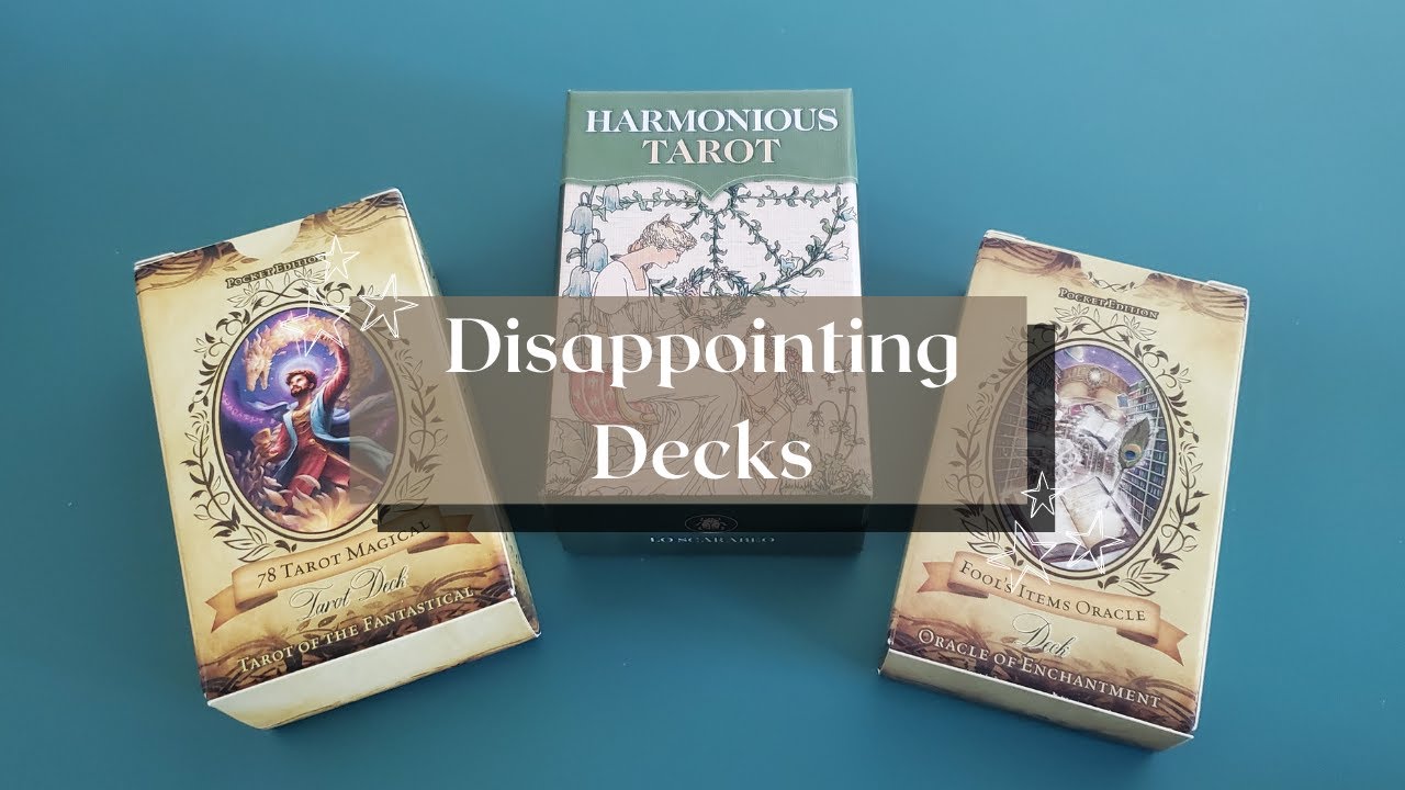 Disappointing Decks as in, decks I wouldn't recommend to anyone 👎