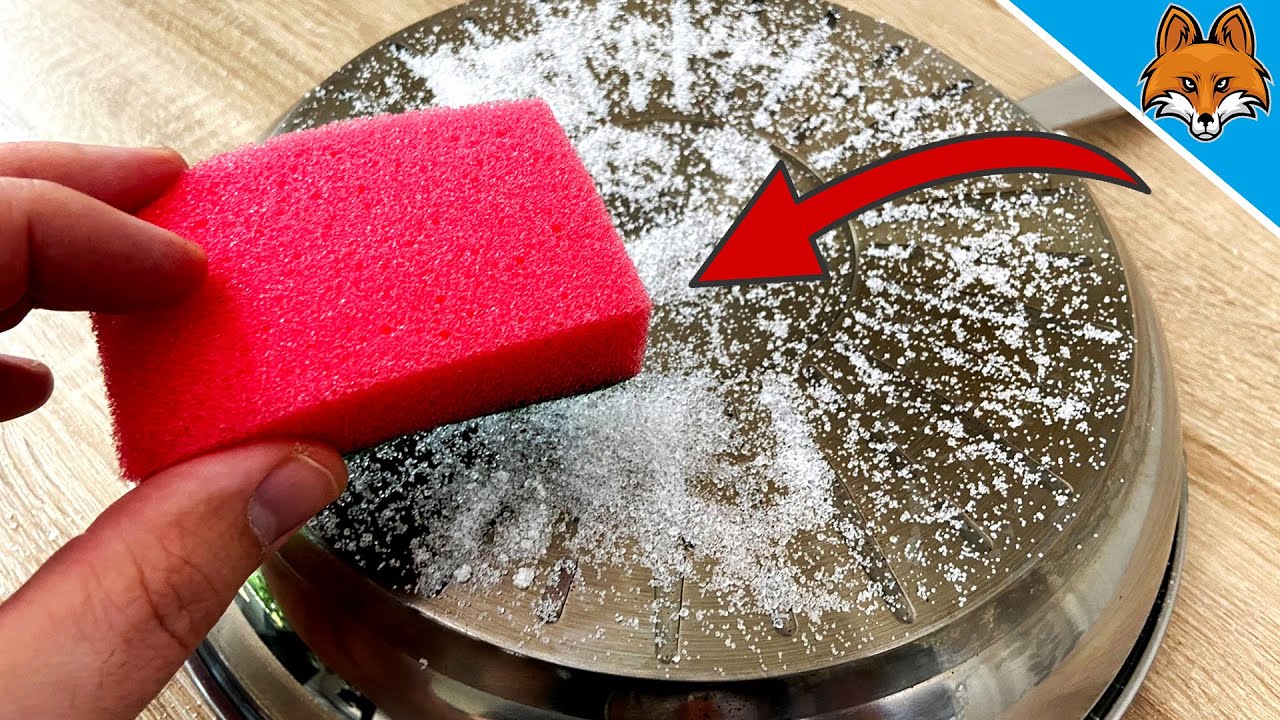 Verteile DAS auf Töpfen und Pfannen für ein UNGLAUBLICHES Ergebnis  💥(Klappt immer) 🤯