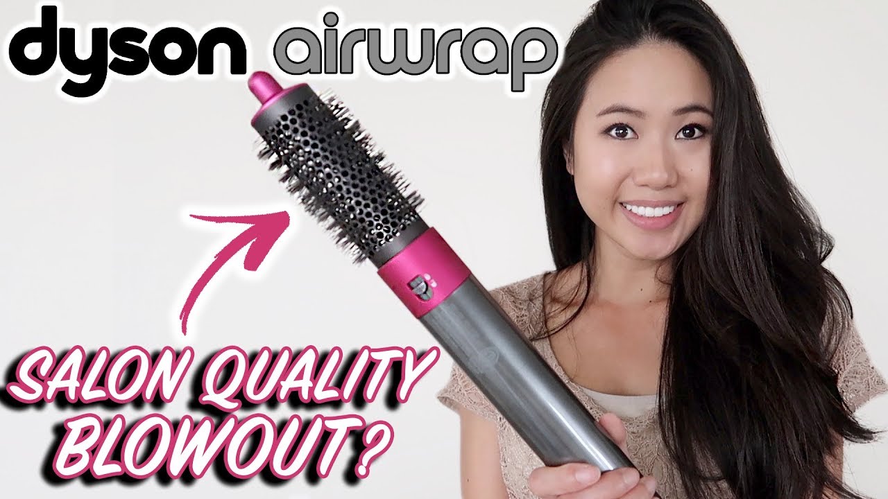 Salon Blowout At Home With The Dyson Airwrap Round Volumizing Brush | Review & Tutorial