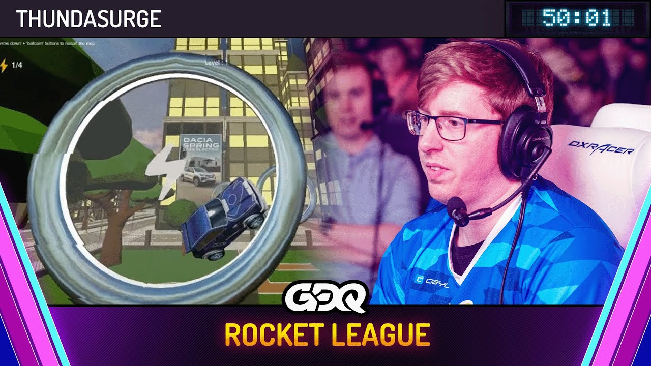 Rocket League by ThundaSurge in 50:01 - Awesome Games Done Quick 2025