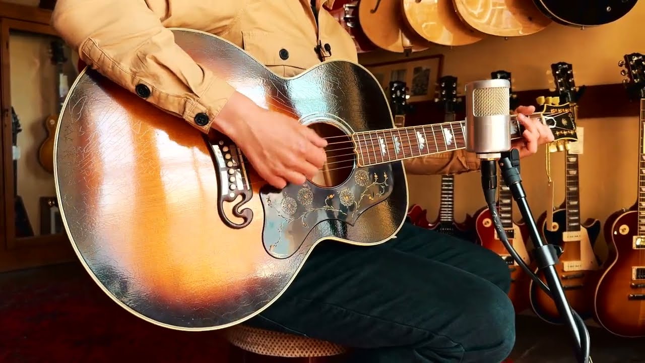Gibson Custom Shop Murphy Lab 1957 SJ 200 Vintage Sunburst Light Aged | LTTDTT