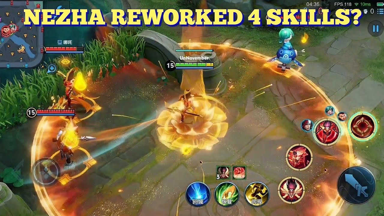 CN | NEZHA REWORKED WITH 4 SKILLS | HONOR OF KINGS