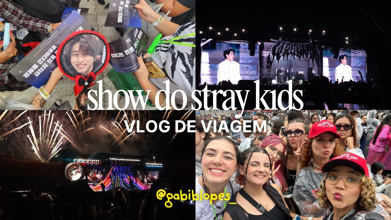 vlog | show do stray kids no brasil ✨️