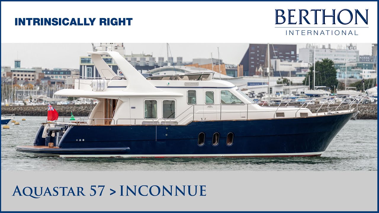 Aquastar 57 “INCONNUE” Yacht for Sale | Intrinsically Right | Tour with Hugh Rayner