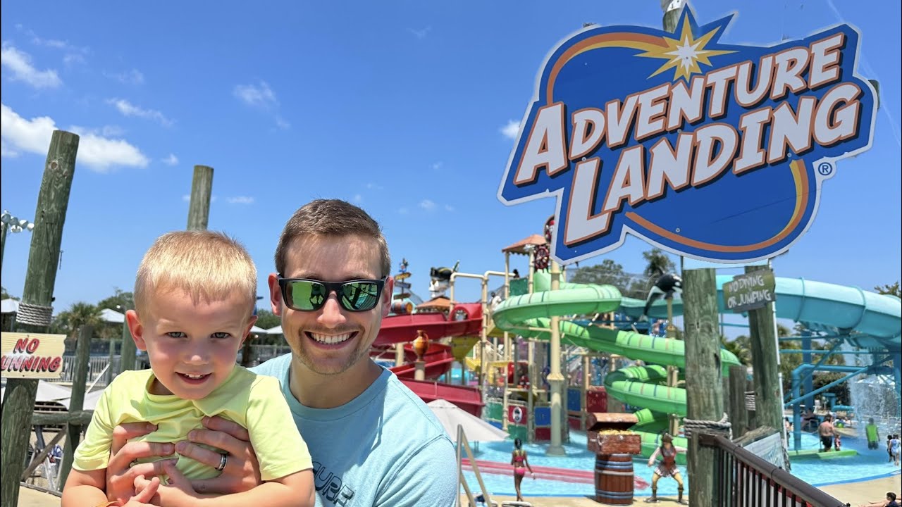 We Took Asher To ADVENTURE LANDING WATERPARK!