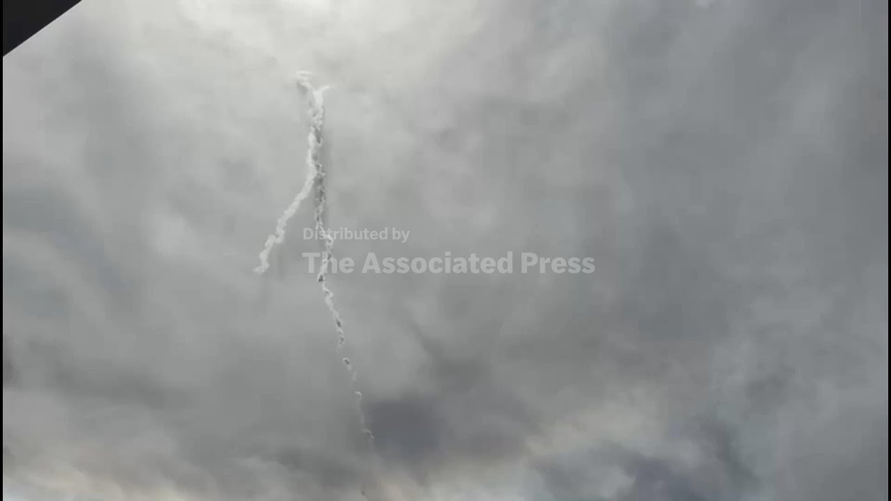 Apparent interceptions seen over Qatar's capital Doha