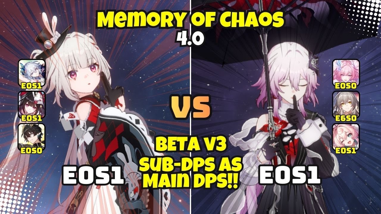 [V3] Sub-DPS E0S1 BATTLE!!! Spaxie Main DPS VS. Evernight Main DPS | MOC 12 HSR 4.0