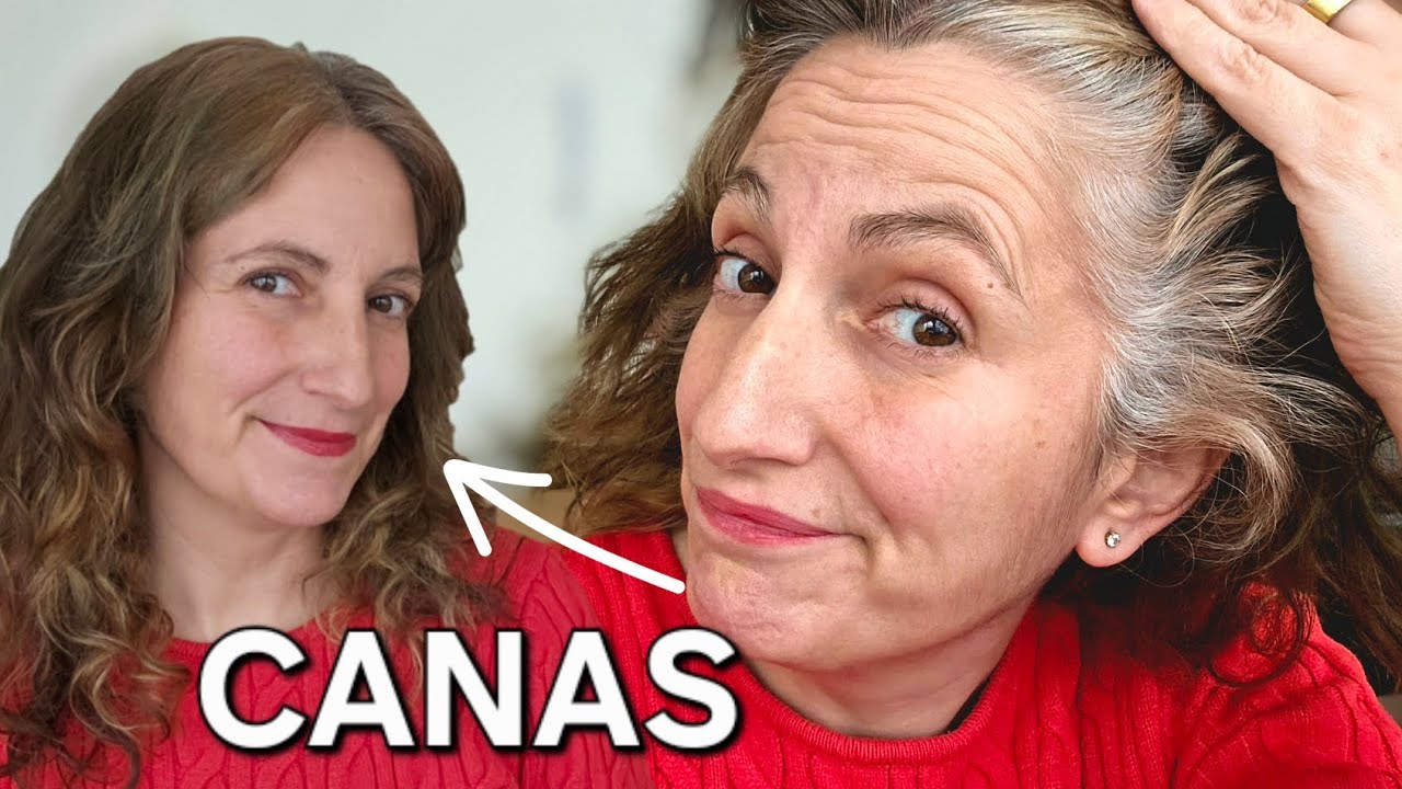 Trucos para disimular el crecimiento de canas 👉 transición a canas o entre tintes 