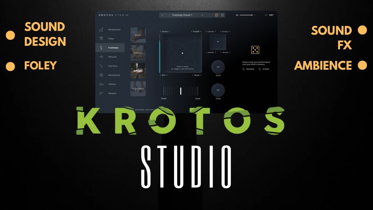 Лучший плагин для саунд-дизайна? Krotos Studio (саунд-дизайн, фоли, звуковые эффекты)