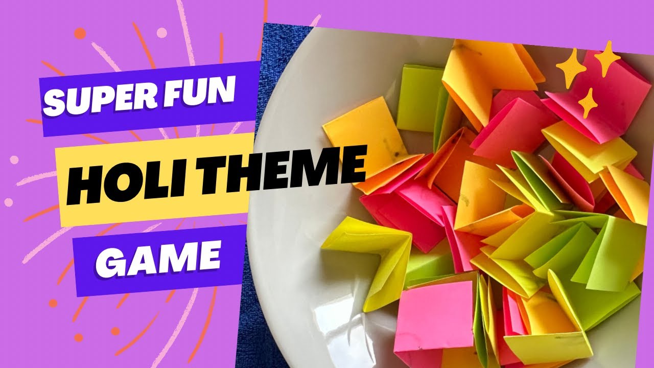 HOLI Game | Kitty Games Latest /#ladiespartygames / Fun games / 1 Minute game for parties