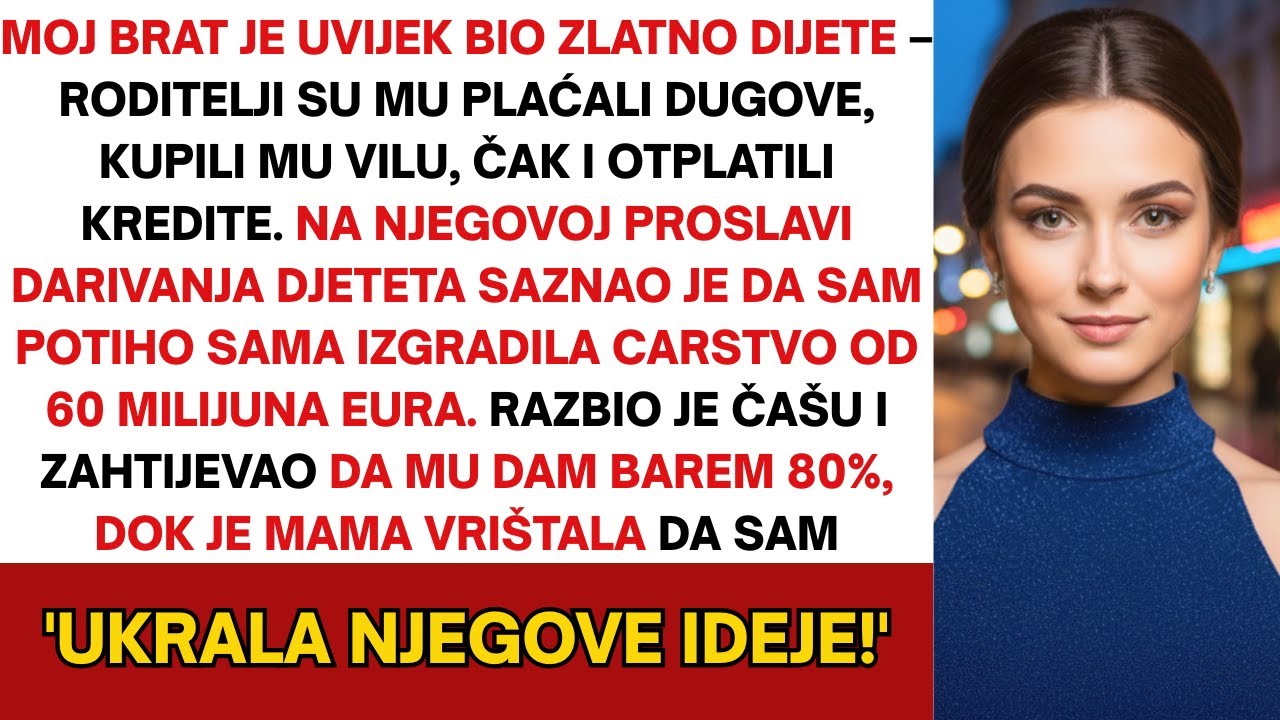 Moj brat je oduvijek bio zlatno dijete — roditelji su mu plaćali njegove dugove, kupovali mu sve...