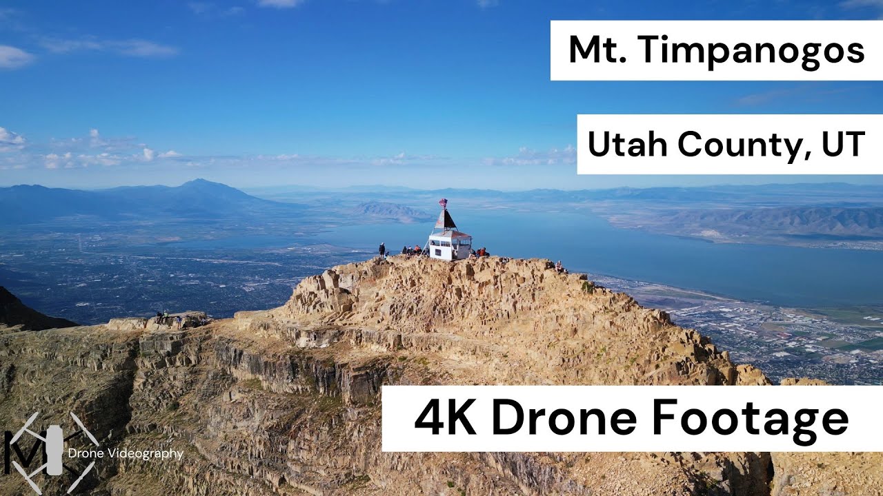 2023 Mt. Timpanogos Summit | 4K Drone Footage