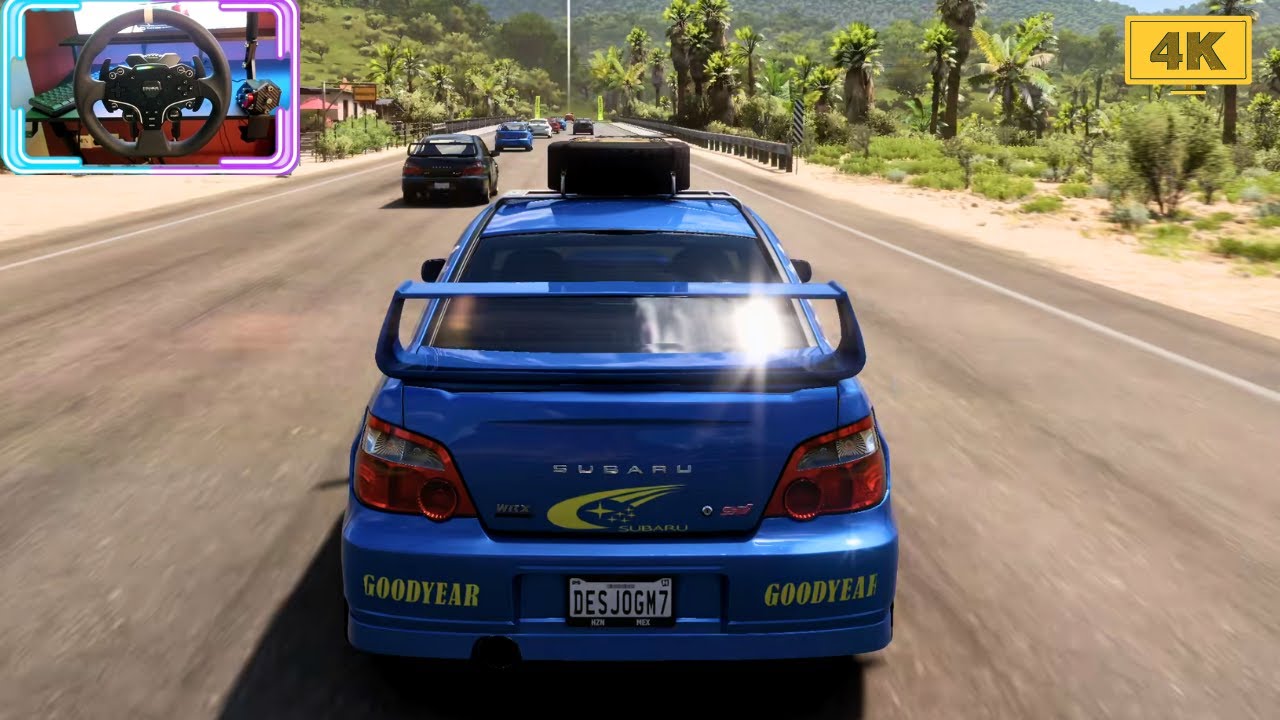 Subaru Impreza WRX STI VS Modern Rallys - Forza Horizon 5 / Moza R3 Steering Wheel / 4K Gameplay