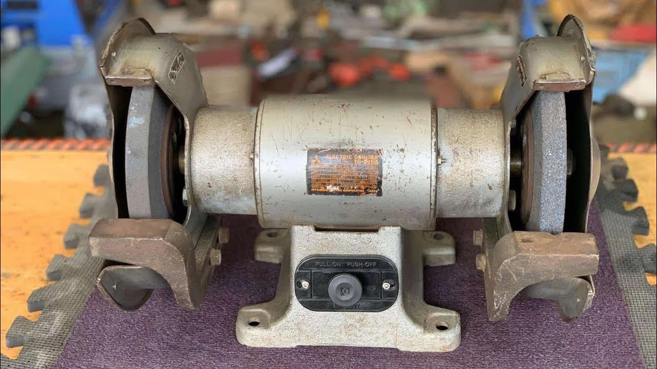 ⚜️Máy Mài Hai Đá MITSUBISHI ELECTRIC GRINDER (205mm-510W-3 Pha 200V)(LH:Zalo 0918298199)