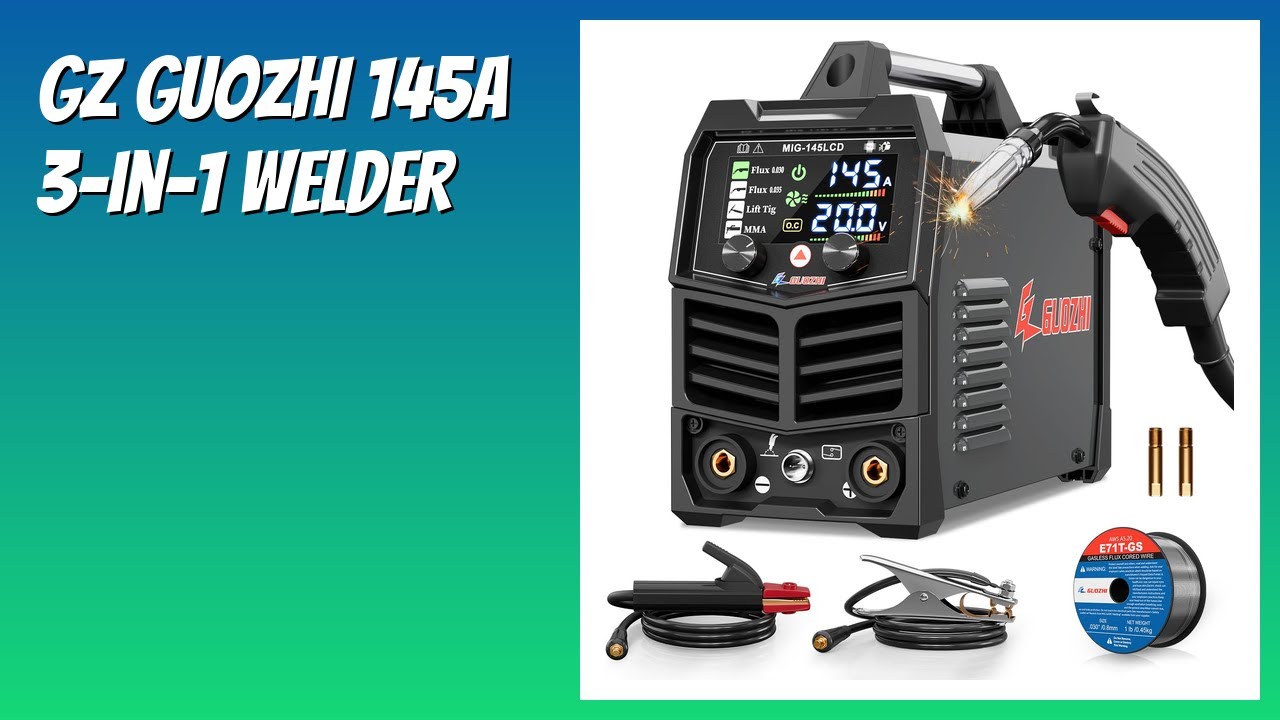 REVIEW (2026): GZ GUOZHI 145A 3-in-1 Welder. Features