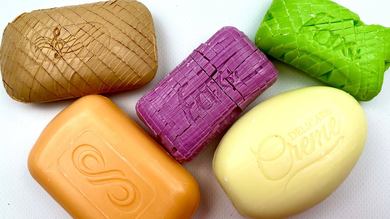ASMR soap cutting 🧼🧼🧼 Soap Carving ! Relaxing Sounds ! Резка сухого мыла