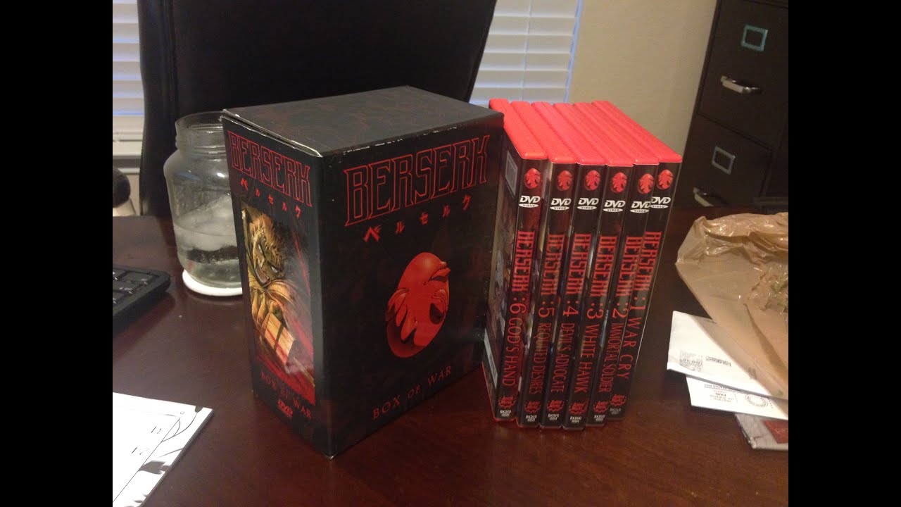 unboxing / berserk: box of war complete series dvd collection