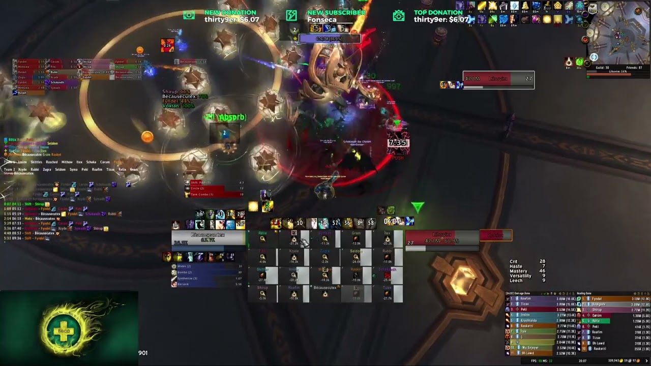 Lihuvim Mythic - Sepulcher of the First Ones - Holy Priest PoV