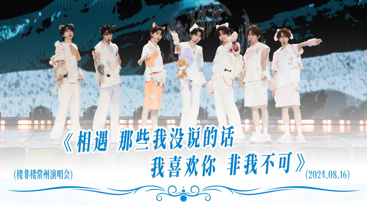 【TNT时代少年团 宋亚轩】用最可爱的脸表演最好看的舞台《相遇+那些我没说的话+我喜欢你+非我不可》in「楼非楼」演唱会 常州站 240816|| 1080HD