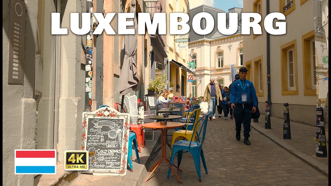 LUXEMBOURG 🇱🇺 City Center Walking Tour 4K | Travel Luxembourg