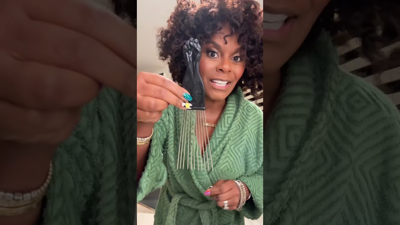 How I get my (Donna) Afro fluffy and curly