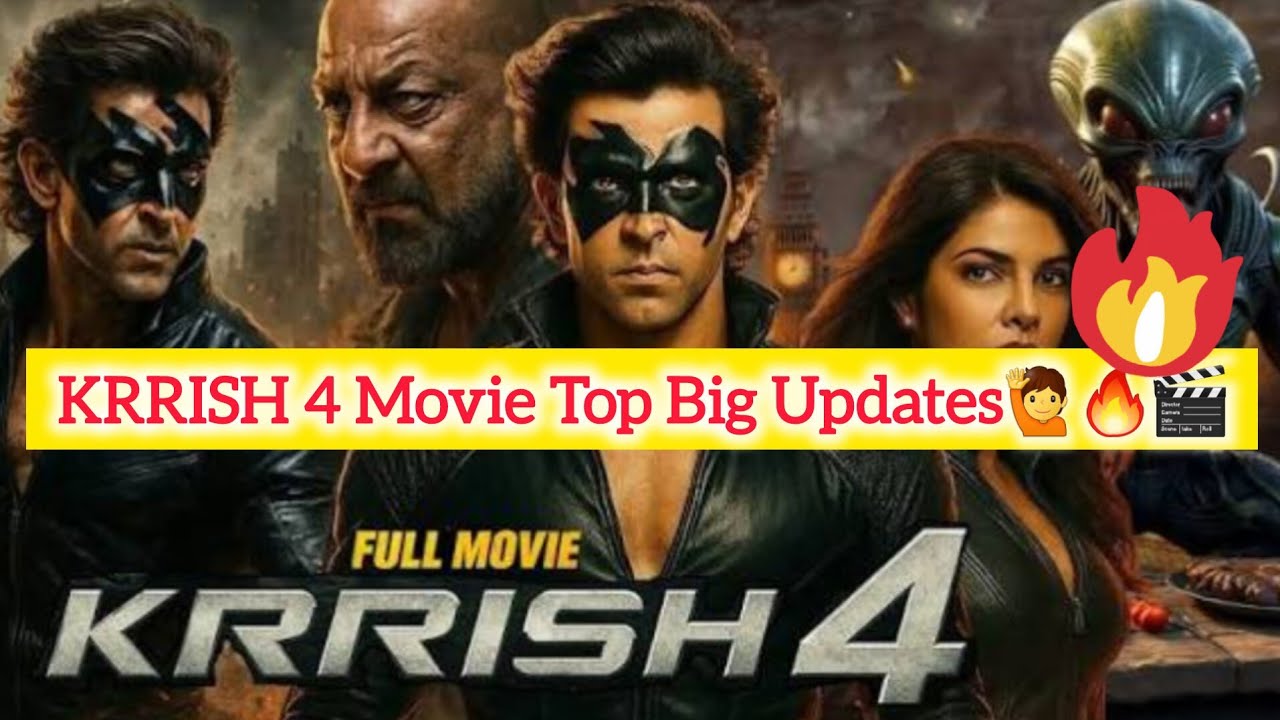 KRRISH 4 Movie Big Updates😵🔥🎬 | Pk Creation | #bollywood #krrish4 #upcomingmovie #movies #viralvideo