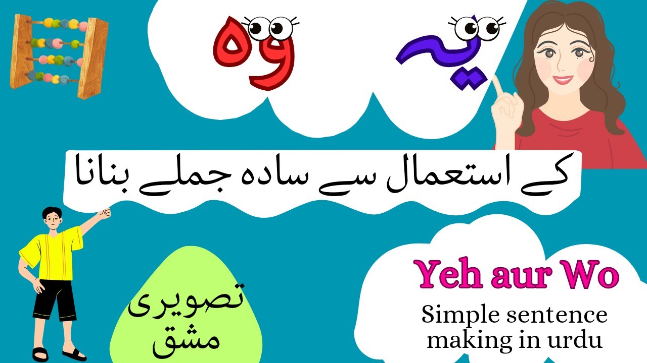 Yeh aur Wo ka istemal,|jumlay in urdu|class prep&1یہ اور وہ کا استعمال,اردو جملے بناٸیں|@miknutv682