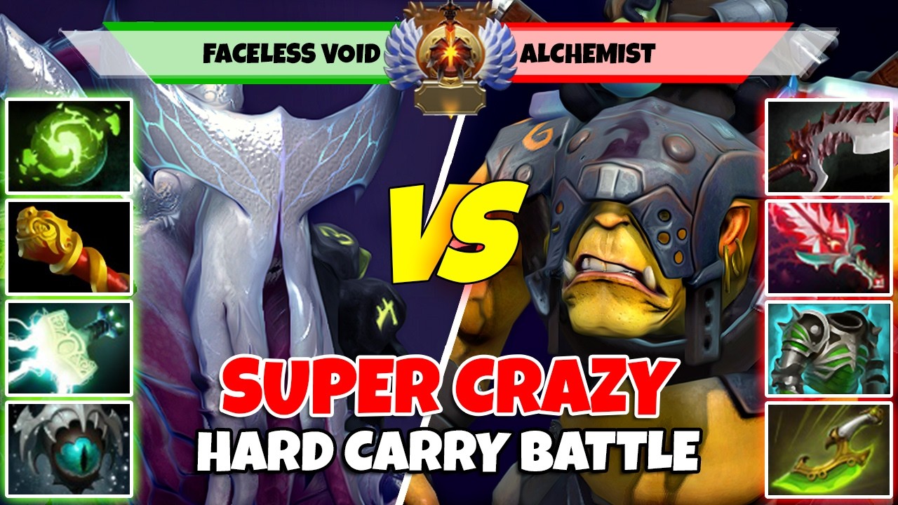 FACELESS VOID (Carry) vs ALCHEMIST (Carry) - Epic Battle Of Ancient Rank Dota 2 Players - Z Dota 2