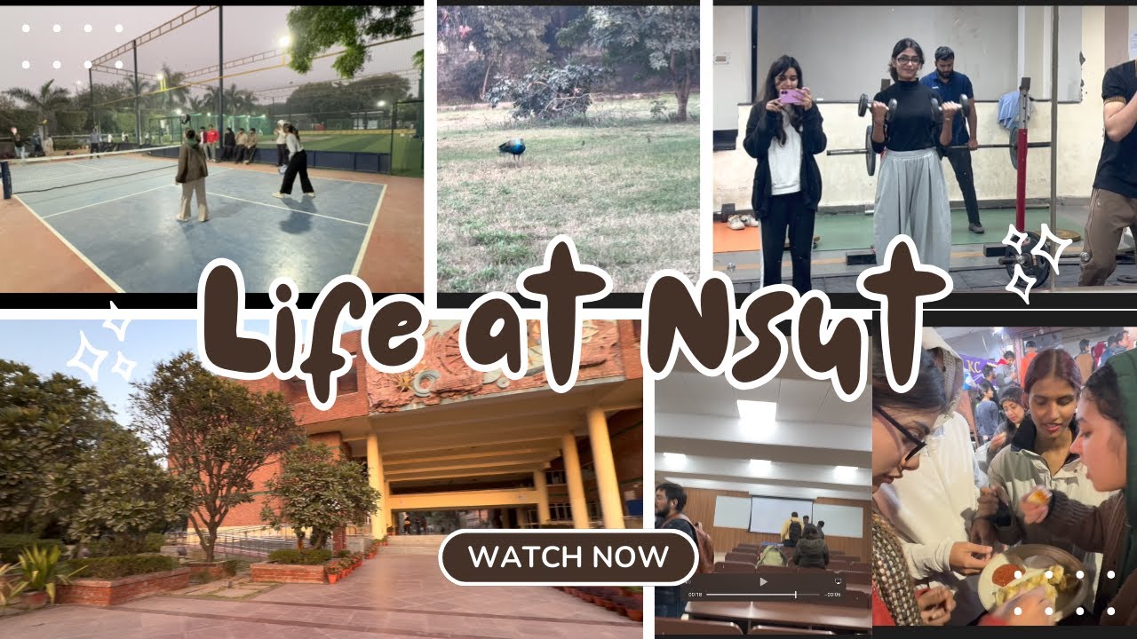 Romanticising a day at NSUT💗💗