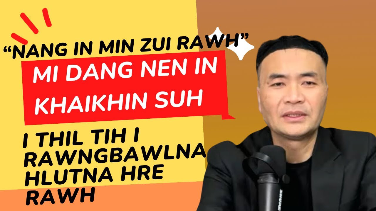 ‘Nangin mi zui rawh' Midang nen inkhaikhin suh - Dr Dennis Ramdinmawia sermon