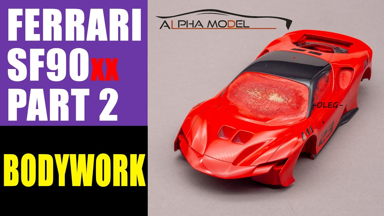 1/24 Ferrari SF90xx. Bodywork. Alpha Models AM02-0084 #2