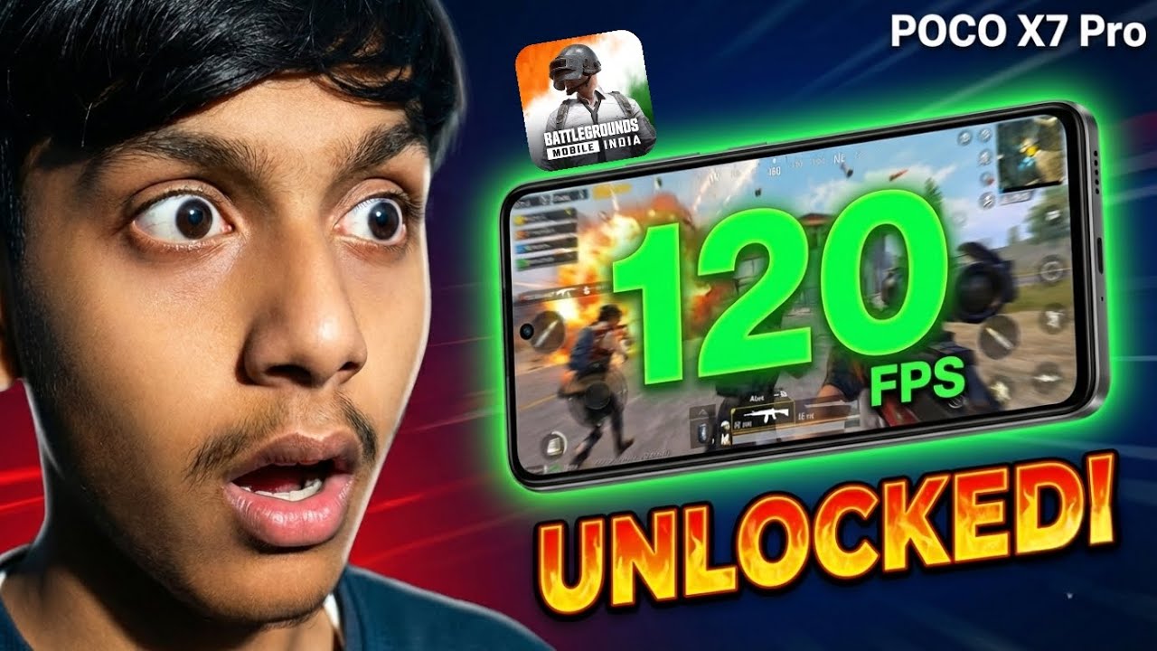 POCO X7 Pro Just Unlocked 120 FPS in BGMI! 🔥