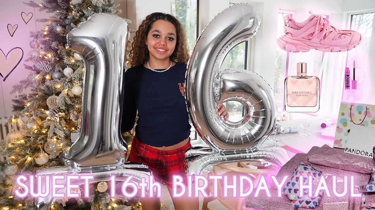 ЧТО МНЕ ПОДАРИЛИ НА 16-ЛЕТИЕ 🎈