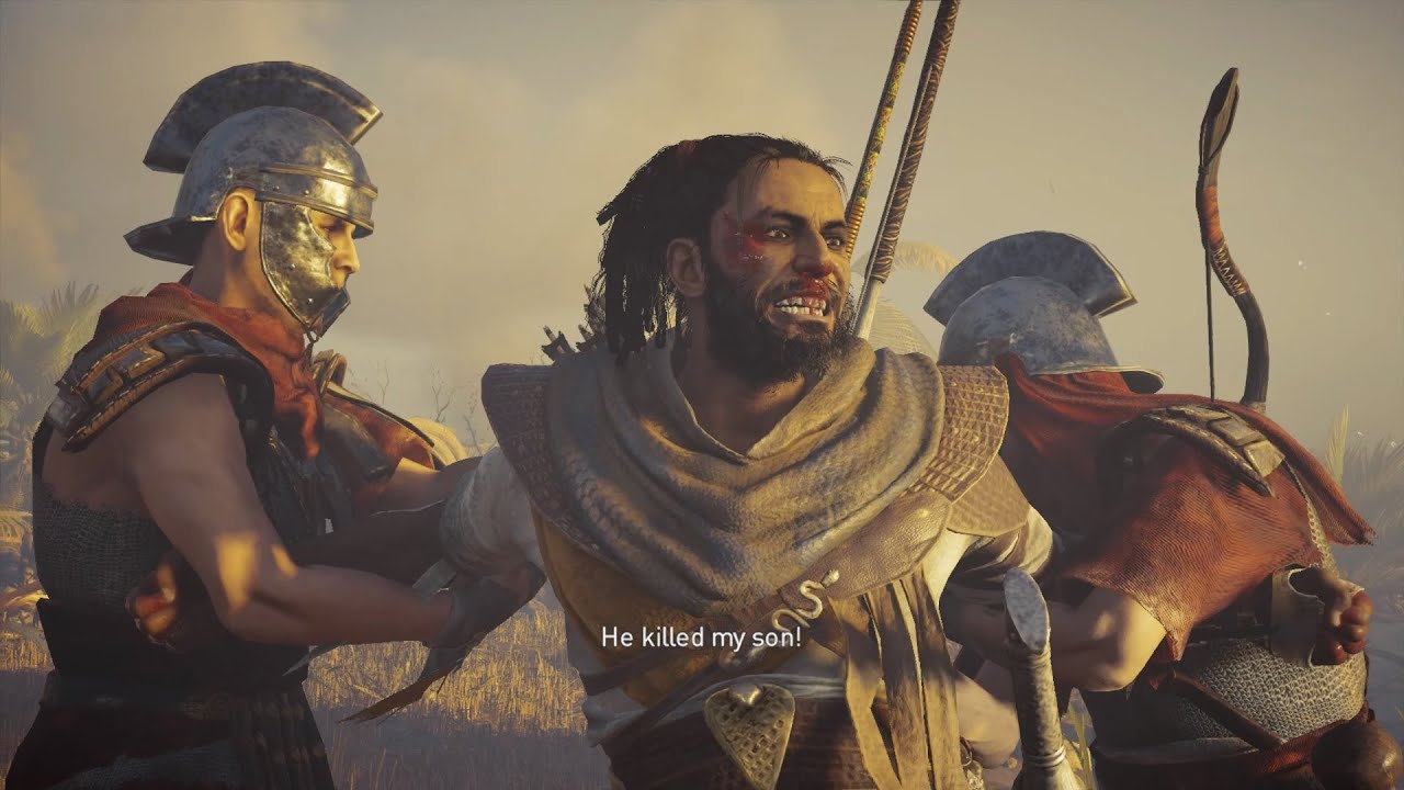 Assassins Creed Origins Bayek and Aya are betrayed by Caesar and Cleopatra