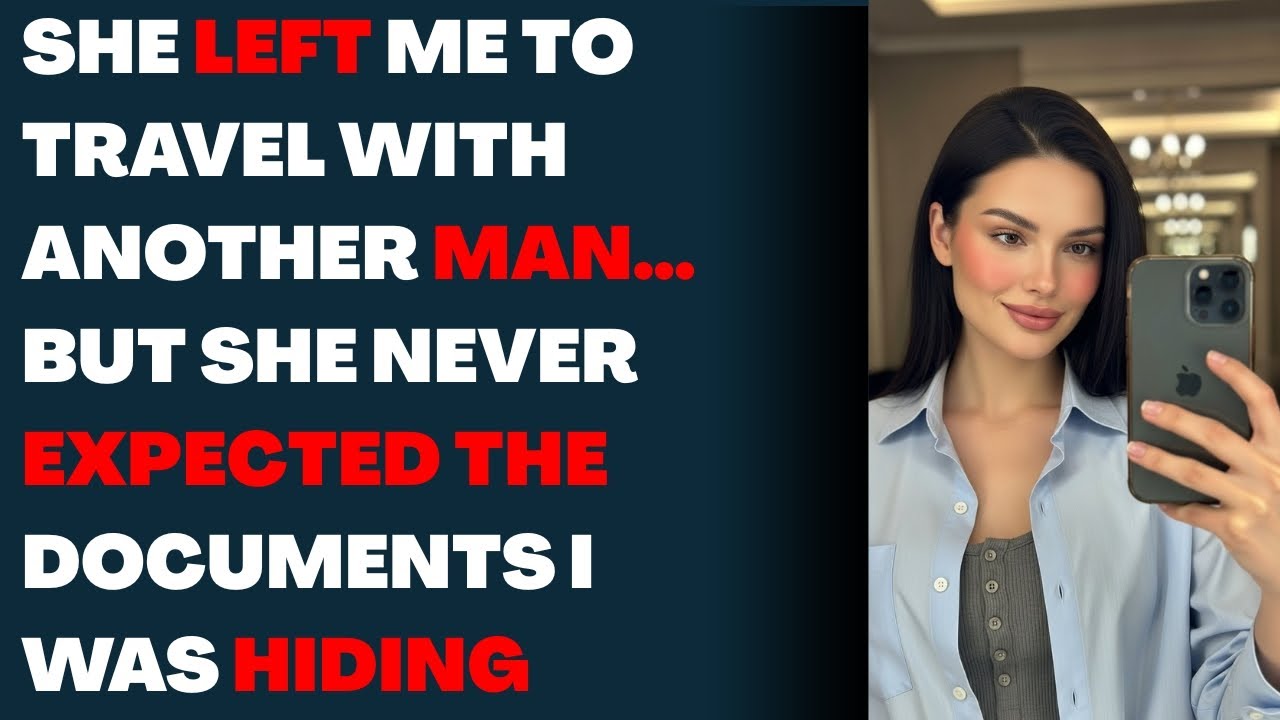 She Left Me to Travel with Another Man… But She Never Expected the Documents I Was Hiding