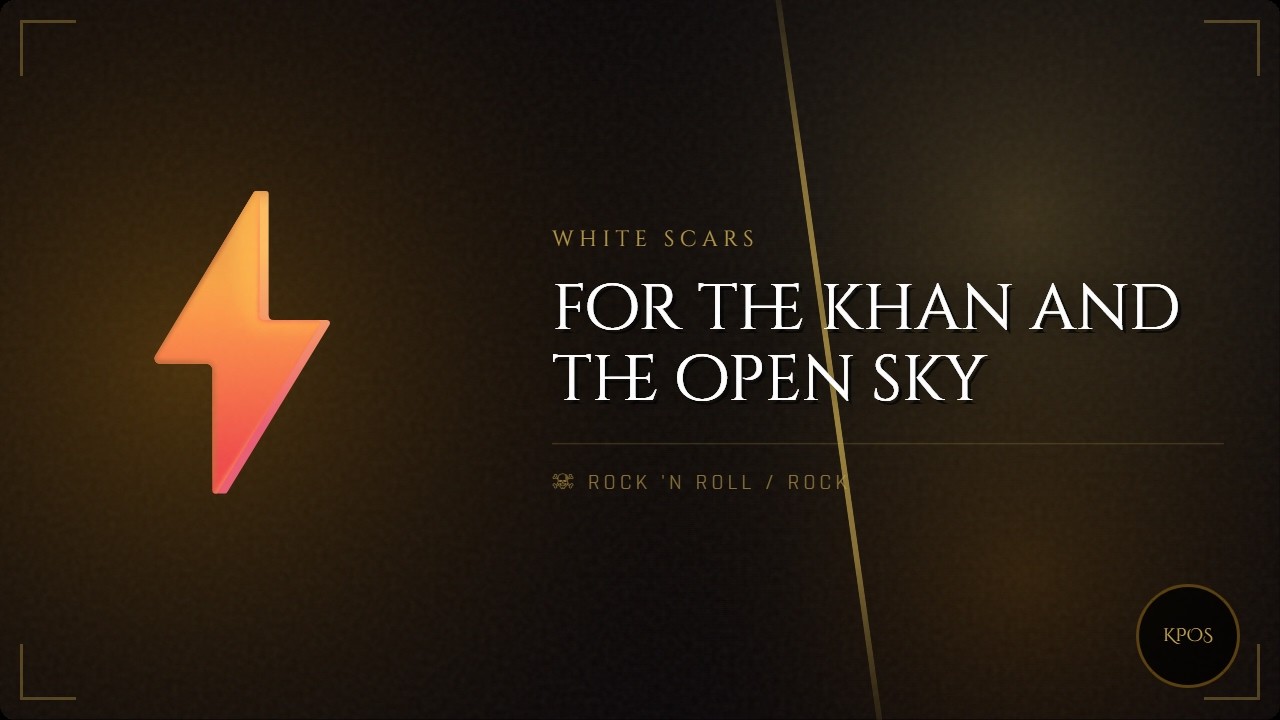 White Scars - For The Khan And The Open Sky