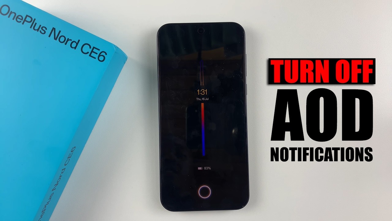 OnePlus Nord CE 6 5G: как отключить уведомления на экране Always ON Display