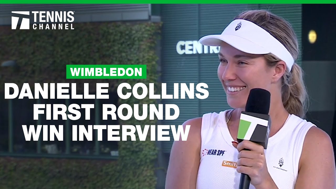 Danielle Collins Finding Success With New Coach Ryan Harrison | 2024 Wimbledon 1st Round