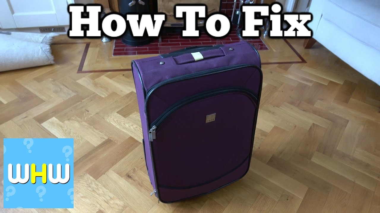 How to FIX Stuck or Broken Handle on Cabin Baggage Suitcase