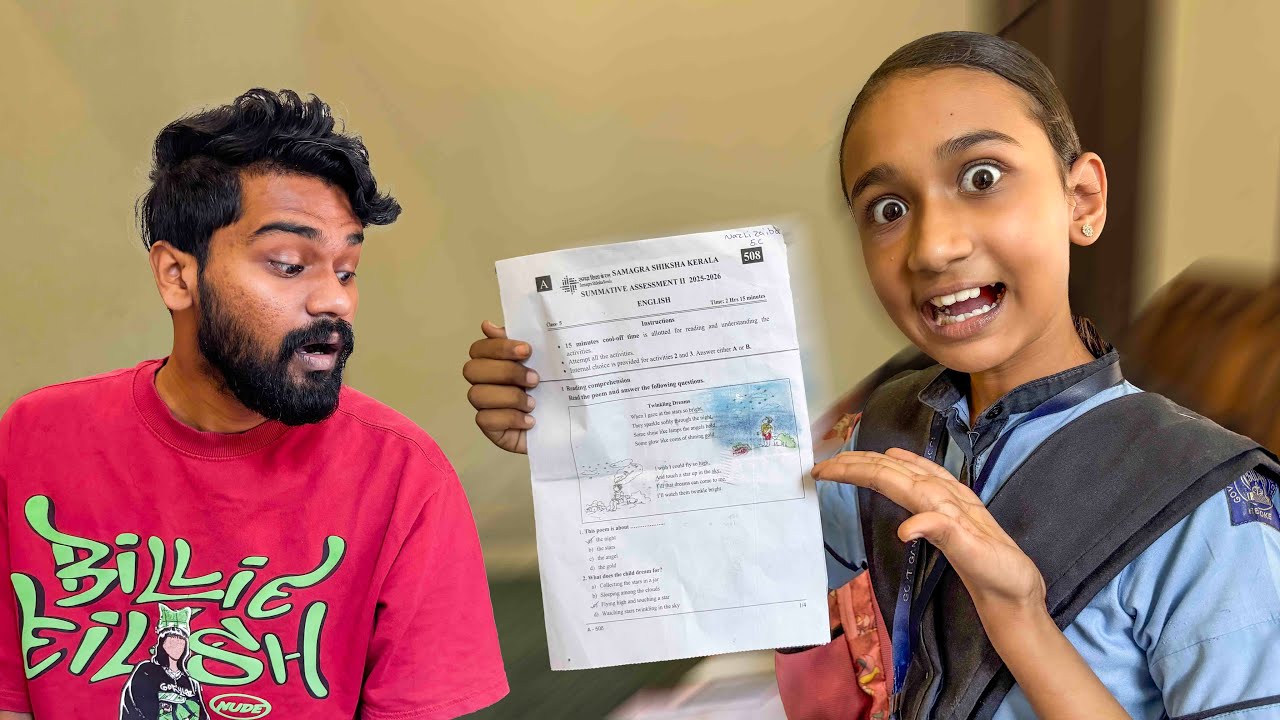ezuthan maranna exam /day 02 of daily vlog 🤣 @superzaiba4444 