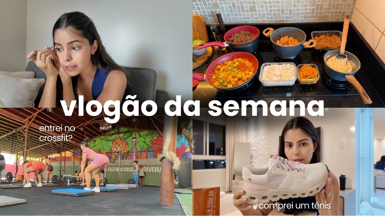 compras para viagem, aula de crossfit, a revelação mais difícil da terapia, cozinhando pra semana