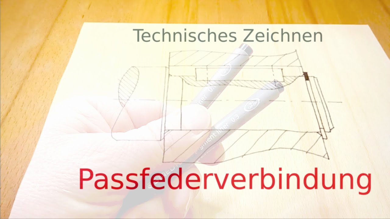 Passfederverbindung
