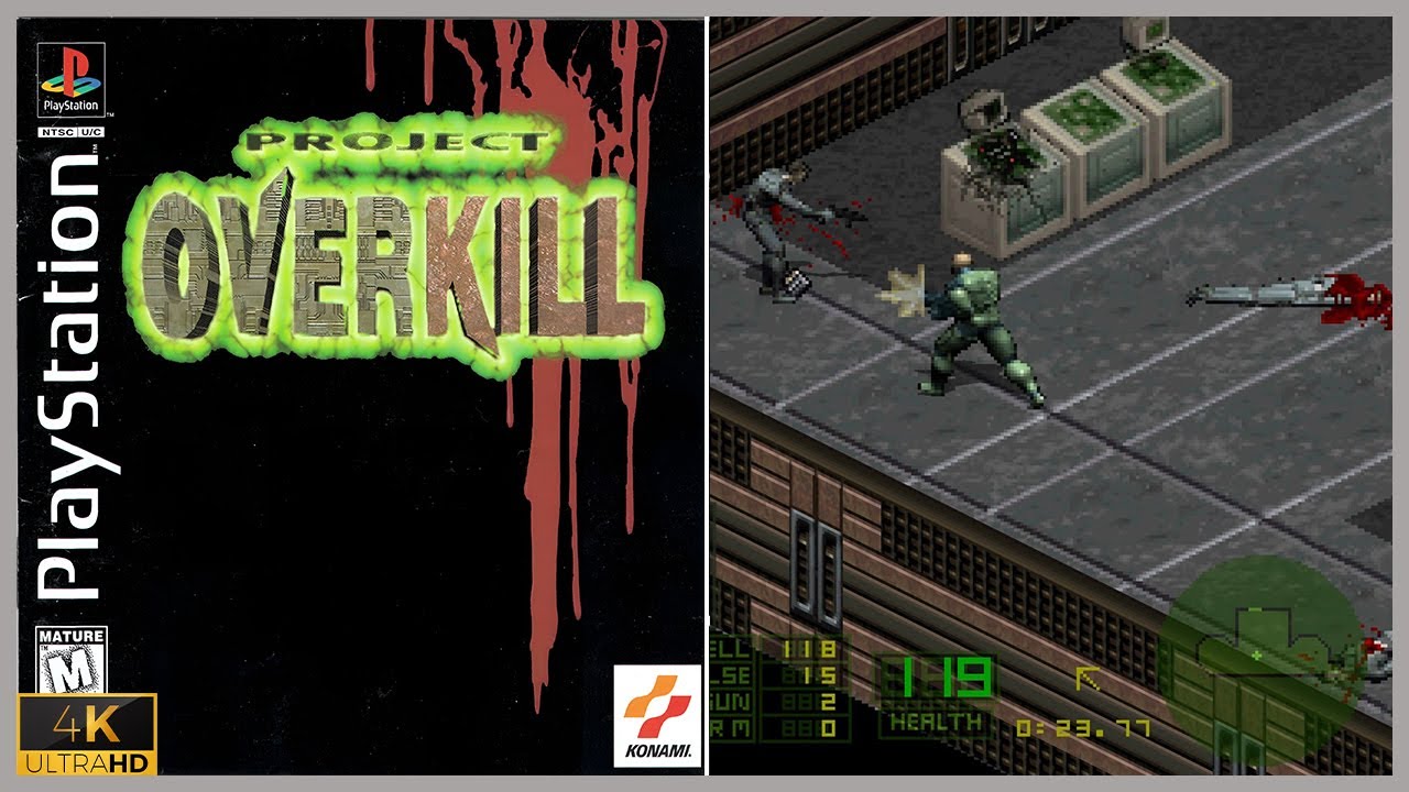 PS1 First Look [169] | Project Overkill (US) (1996) | 4K 2160p