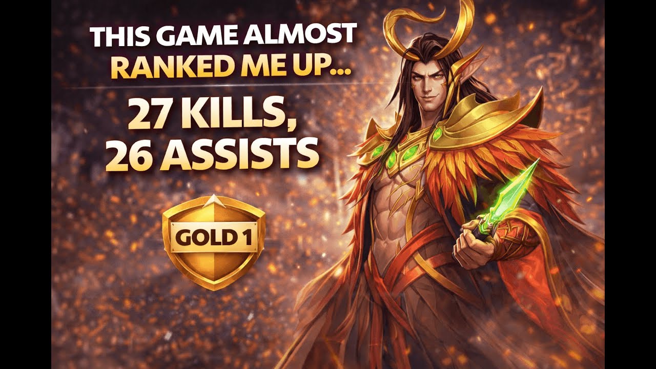 This Loki Game Almost Ranked Me Up… 27 Kills, 26 Assists | Gold 1