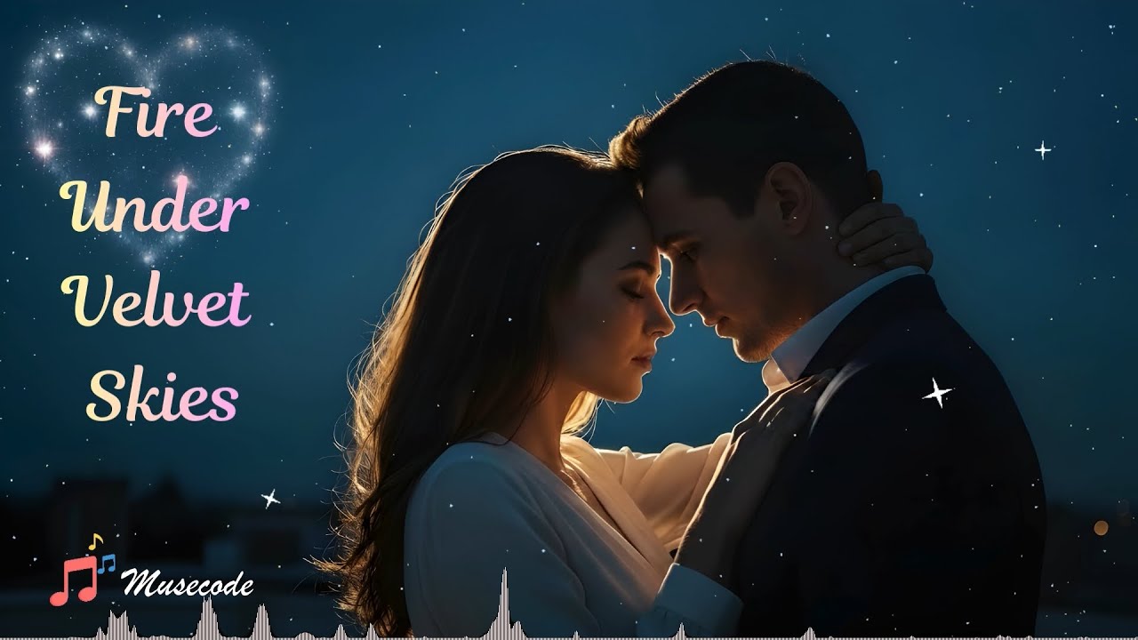 Fire Under Velvet Skies | Melancholic Dance Ballad | Musecode Lyric Video