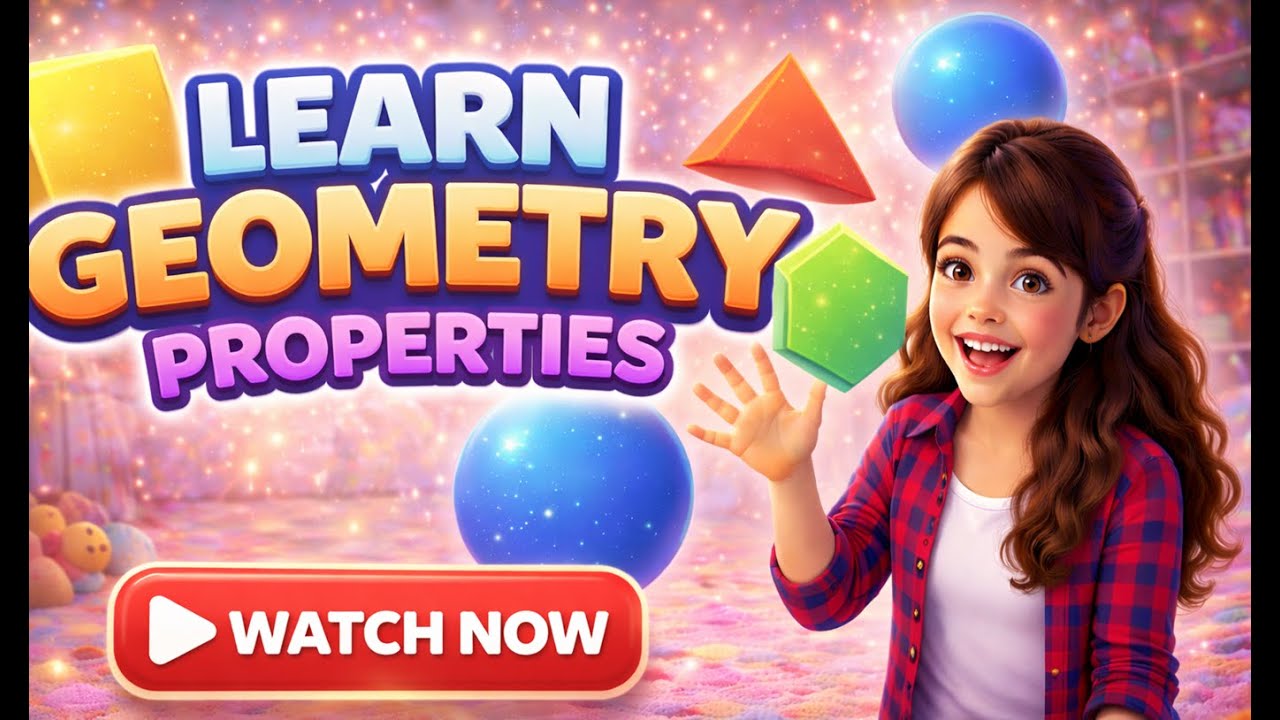 Geometry Properties for Kids | Learn Shapes, Angles and Sides Fun Way