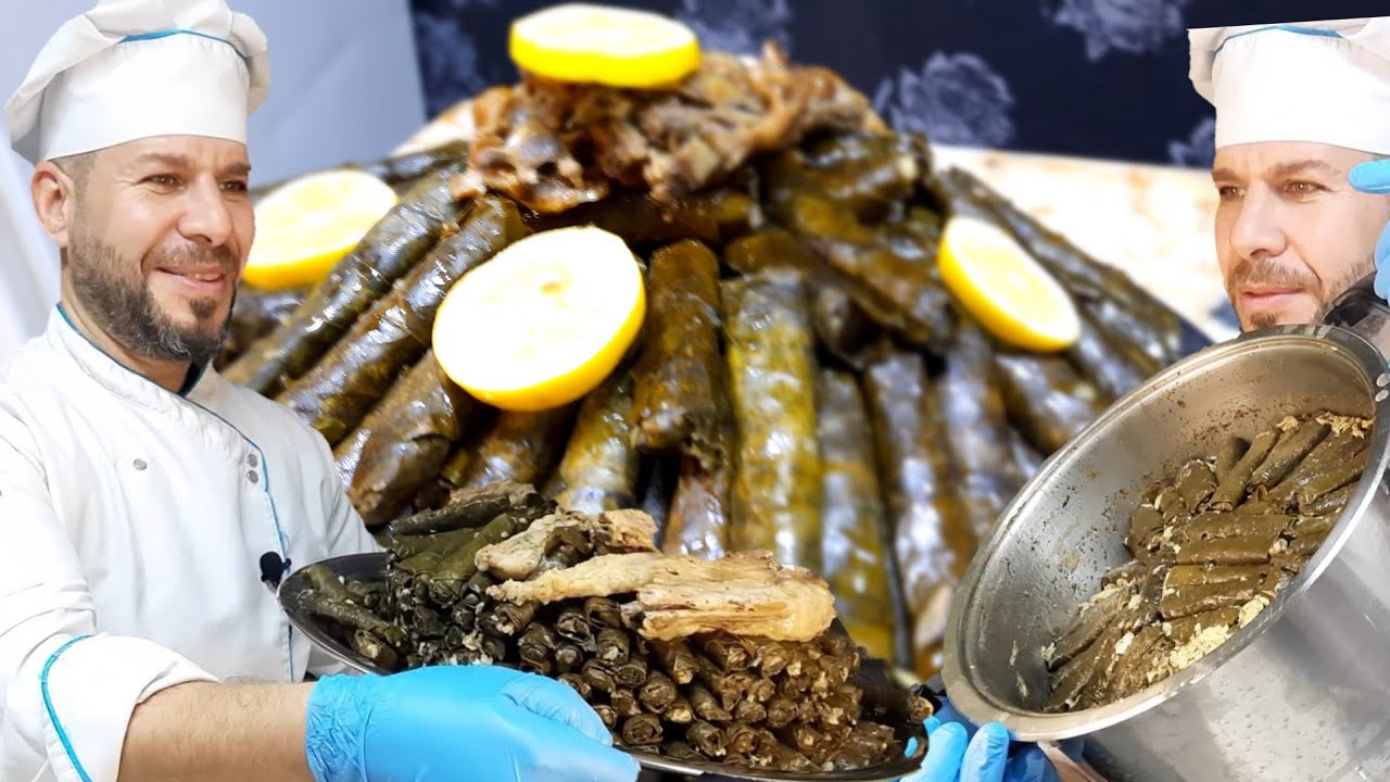 اليبرق السوري ورق العنب ضاع عمرك وانت عم تشتغلو غلط مع الشيف أبوضياءالدسوقي