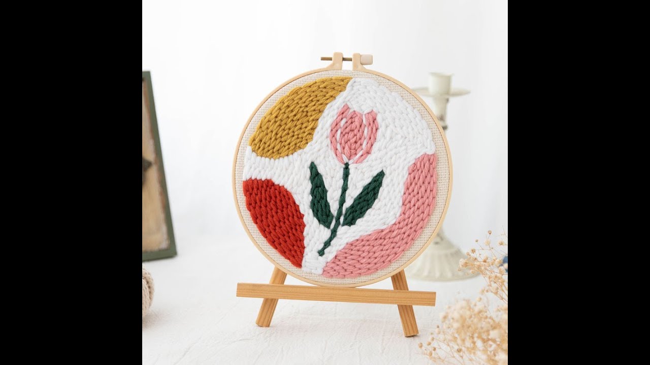 Punch Needle Kit Tutorial - Pattern C